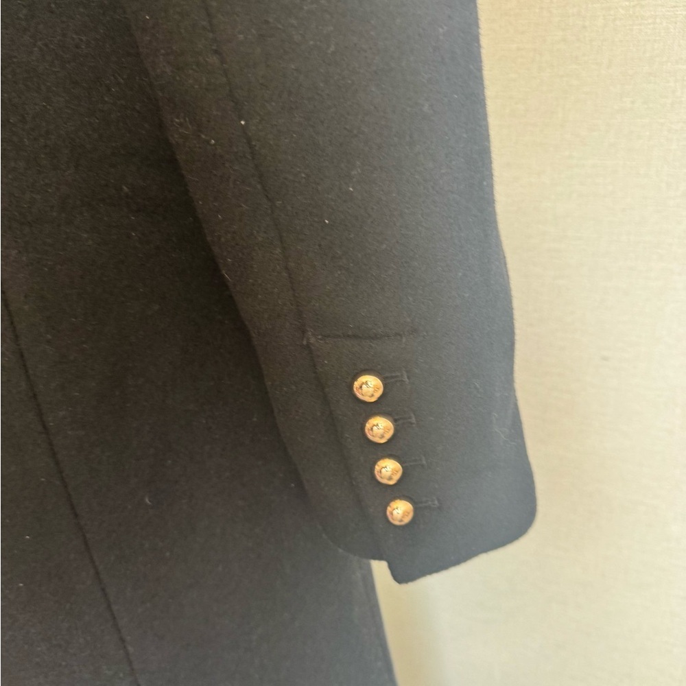 Reformation Eden Nipped Waist Coat Black - Size XS - Picture 9 of 13